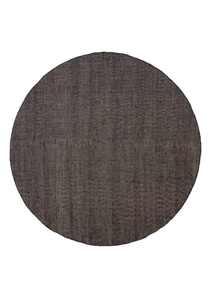 Asko Black hand-woven rug – round shape | Linie Design at Bois Blanc Home, Limassol, Cyprus