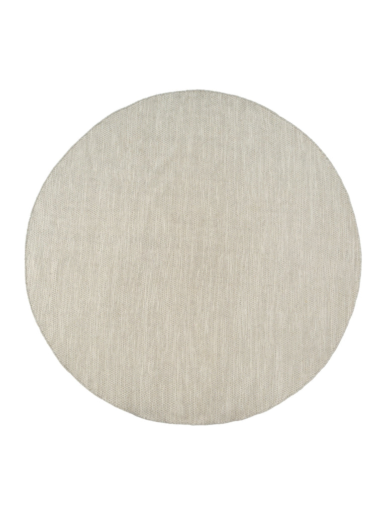 Asko Steel hand-woven rug – round shape | Linie Design at Bois Blanc Home, Limassol, Cyprus