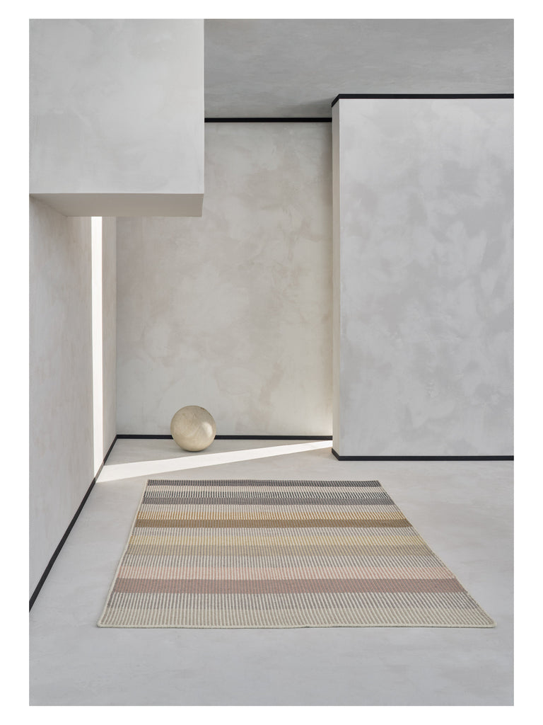 Devise Mustard hand-woven rug – styled in a living room | Linie Design at Bois Blanc Home, Limassol, Cyprus