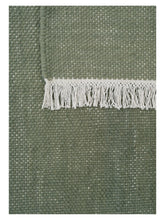 Load image into Gallery viewer, Birla Green hand-woven rug – close-up of the texture | Linie Design at Bois Blanc Home, Limassol, Cyprus