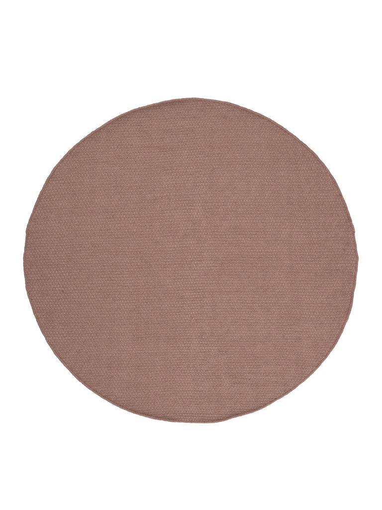 Oksa Powder hand-woven rug – round shape | Linie Design at Bois Blanc Home, Limassol, Cyprus