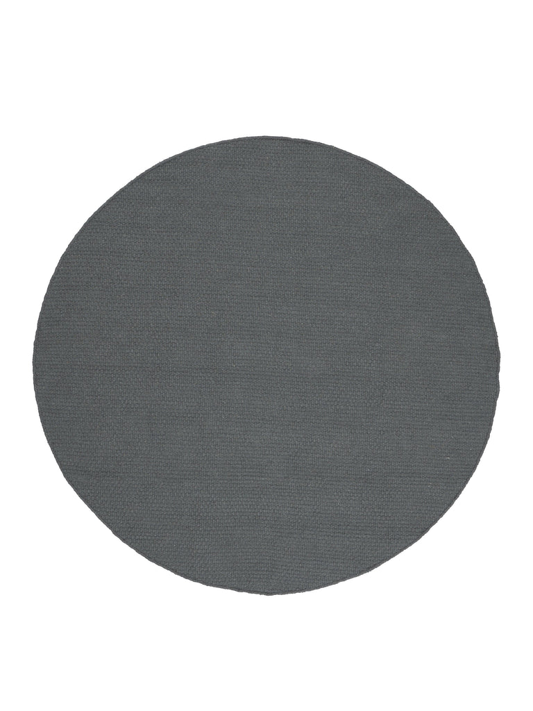 Oksa Ocean hand-woven rug – round shape | Linie Design at Bois Blanc Home, Limassol, Cyprus