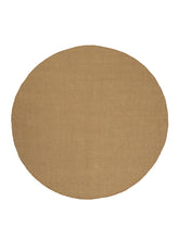 Laden Sie das Bild in den Galerie-Viewer, Oksa Mustard hand-woven rug – round shape | Linie Design at Bois Blanc Home, Limassol, Cyprus