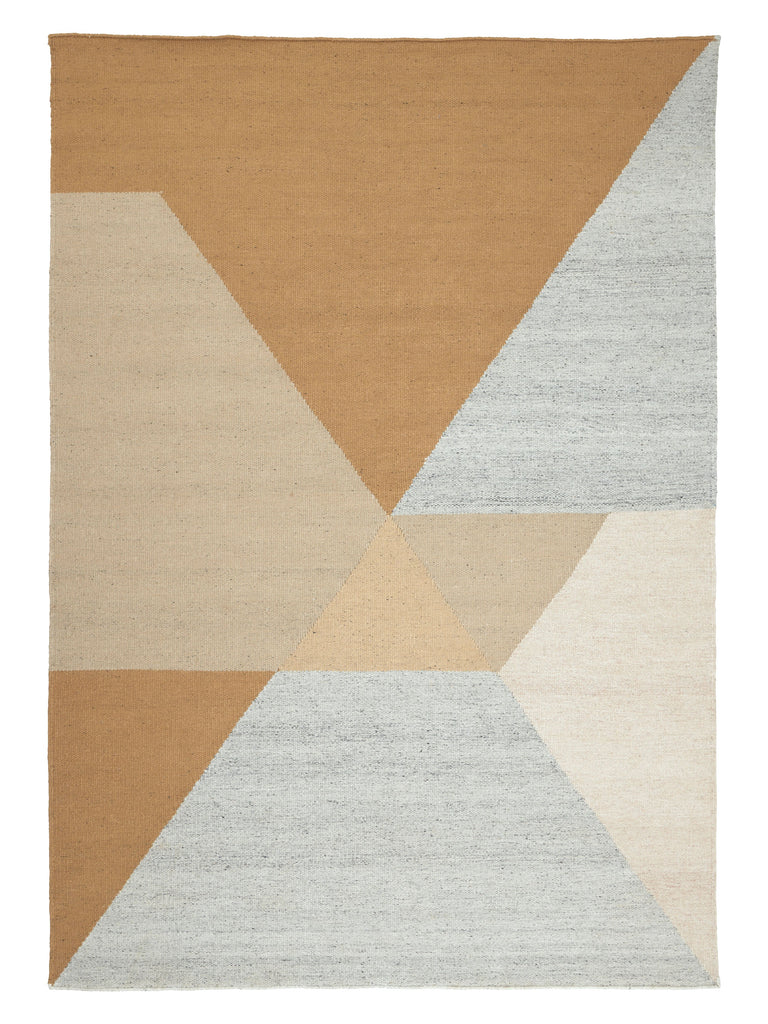 Snefrid Mustard hand-woven rug – product photo | Linie Design at Bois Blanc Home, Limassol, Cyprus