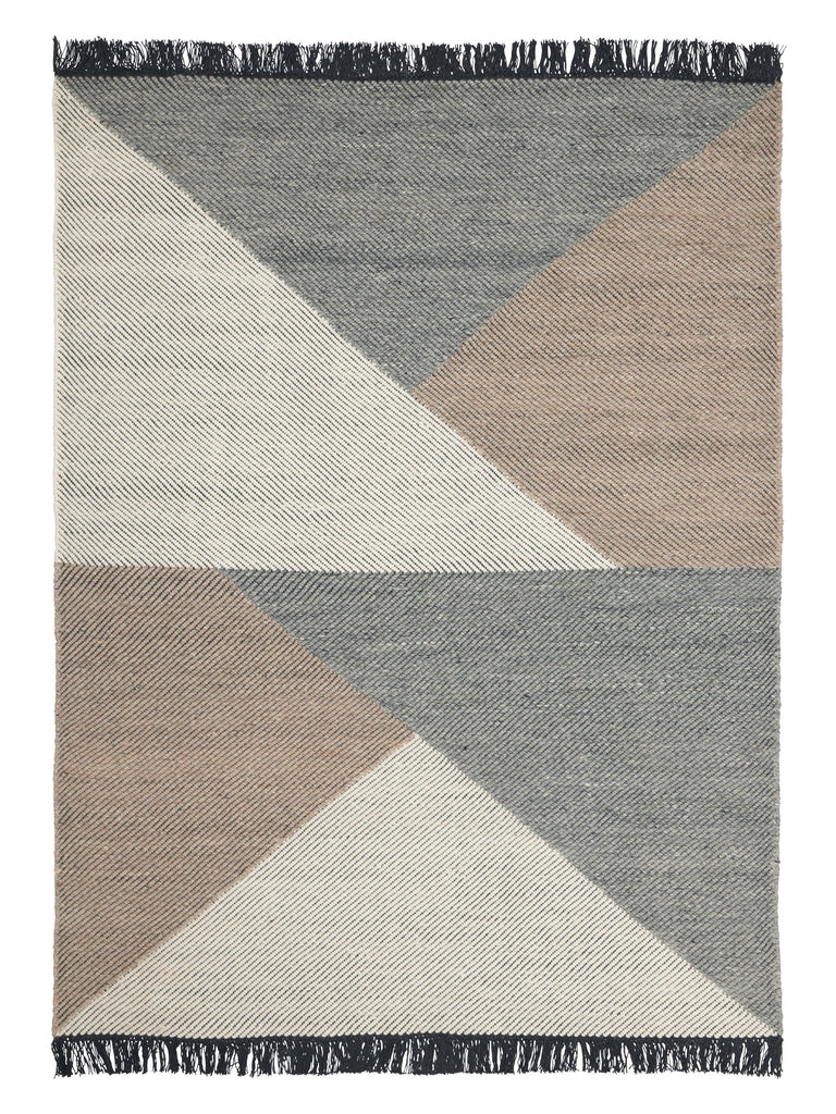 Skuld Lt/Grey hand-woven rug – product photo | Linie Design at Bois Blanc Home, Limassol, Cyprus