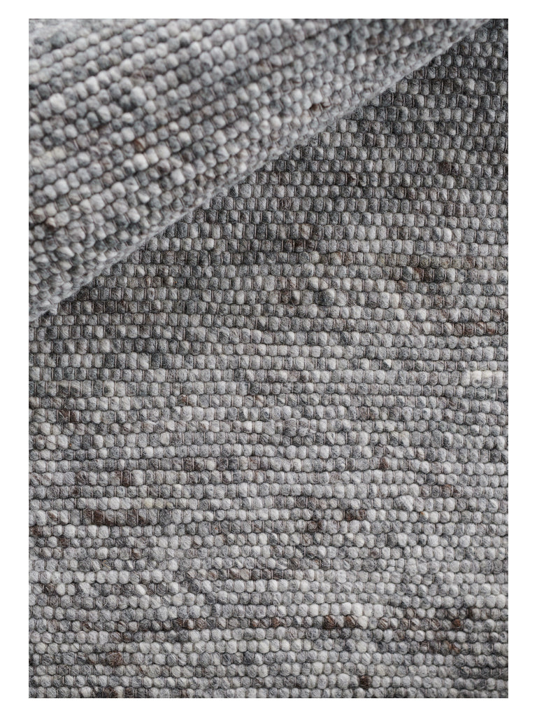 Agner Grey hand-woven rug – close-up of the texture | Linie Design at Bois Blanc Home, Limassol, Cyprus