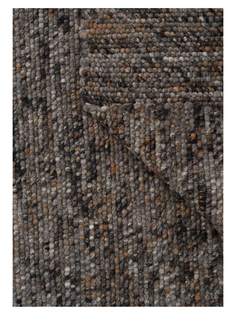 Agner Charcoal hand-woven rug – close-up of the texture | Linie Design at Bois Blanc Home, Limassol, Cyprus