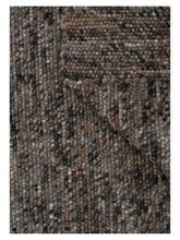 Carica l'immagine nel visualizzatore di Gallery, Agner Charcoal hand-woven rug – close-up of the texture | Linie Design at Bois Blanc Home, Limassol, Cyprus