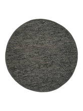 Carica l'immagine nel visualizzatore di Gallery, Agner Charcoal hand-woven rug – round shape | Linie Design at Bois Blanc Home, Limassol, Cyprus