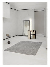 Charger l'image dans la galerie, Alva Silver loom-knotted rug – styled in a living room | Linie Design at Bois Blanc Home, Limassol, Cyprus