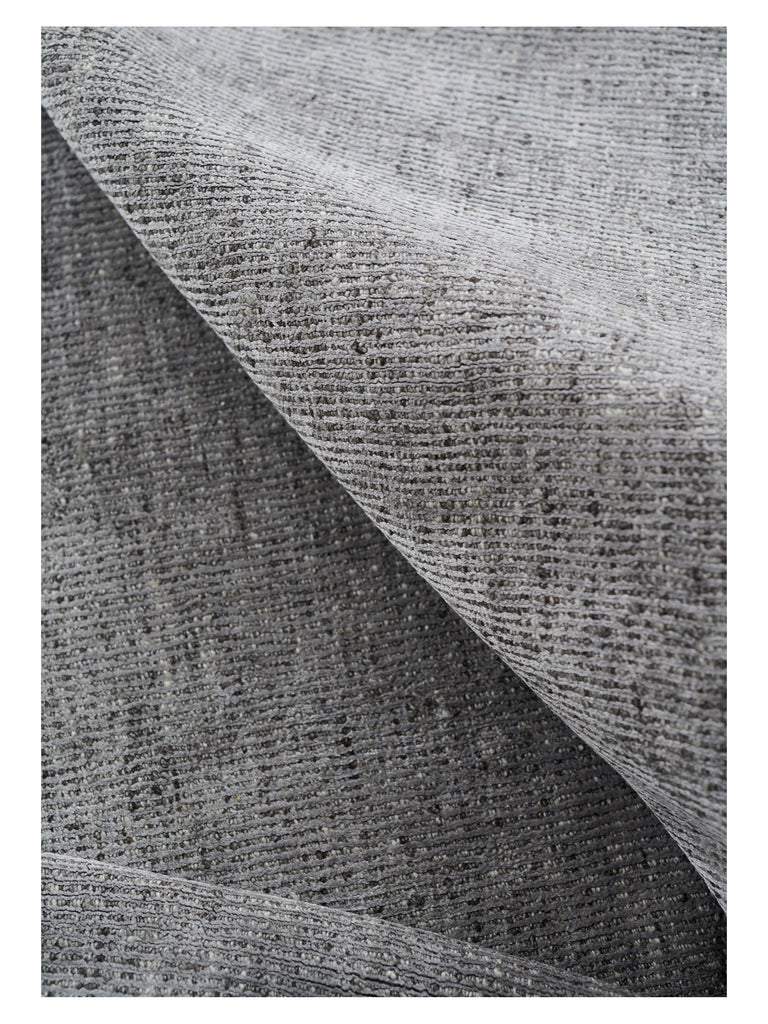 Alva Silver loom-knotted rug – close-up of the texture | Linie Design at Bois Blanc Home, Limassol, Cyprus