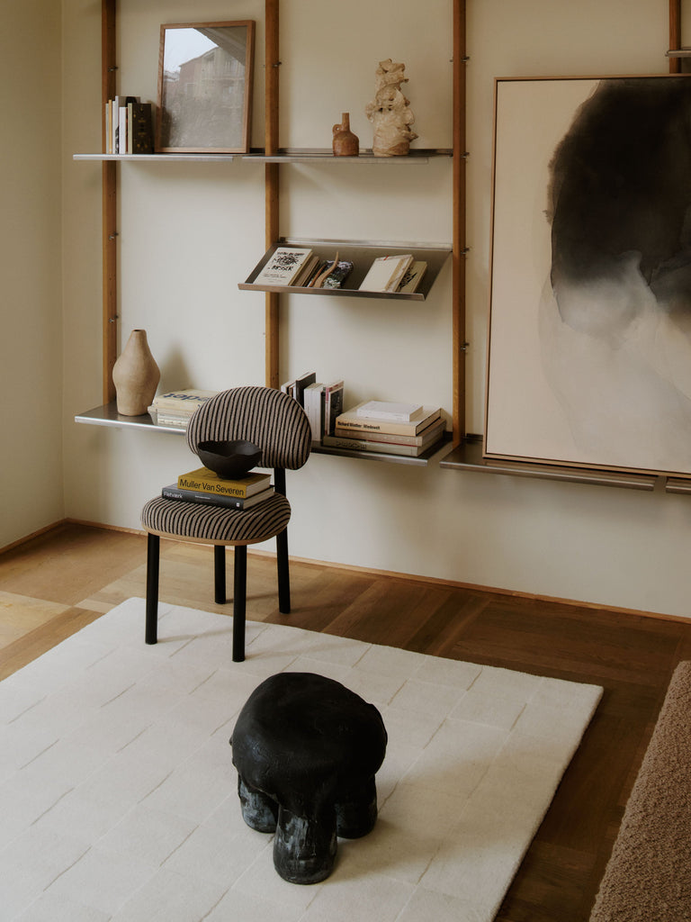 Luzern White handloom rug | Linie Design at Bois Blanc Home, Limassol, Cyprus