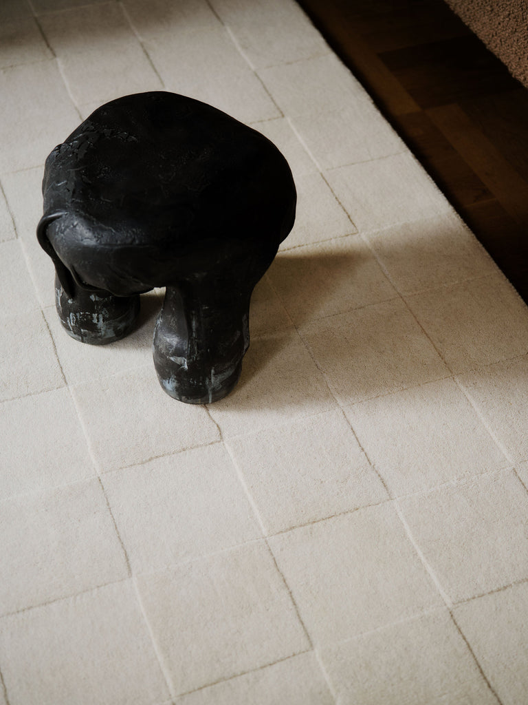 Luzern White handloom rug – detail 3 | Linie Design at Bois Blanc Home, Limassol, Cyprus