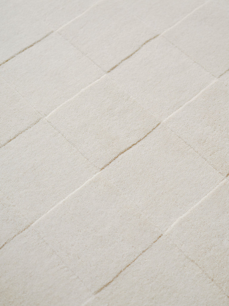 Luzern White handloom rug – detail 4 | Linie Design at Bois Blanc Home, Limassol, Cyprus