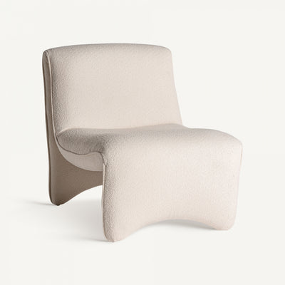 Bouclé armchair