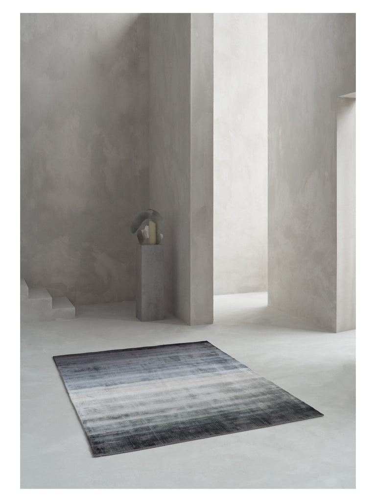 Combination Dk/Blue handloom rug – styled in a living room | Linie Design at Bois Blanc Home, Limassol, Cyprus