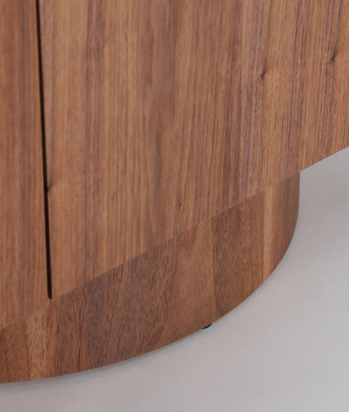 Travertine/Walnut Tv Cabinet