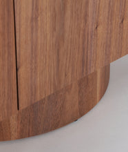 Cargar imagen en el visor de la galería, Travertine/Walnut Tv Cabinet