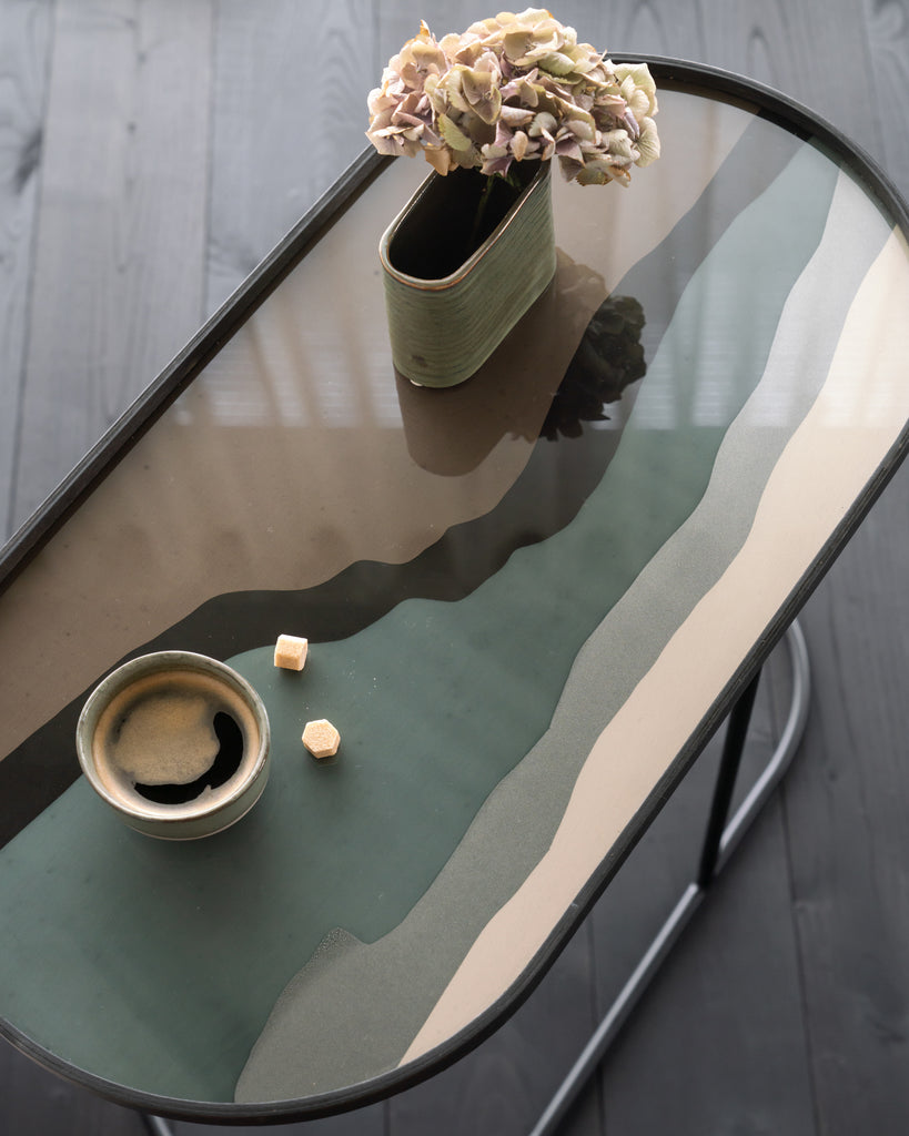 Wabi Sabi glass tray