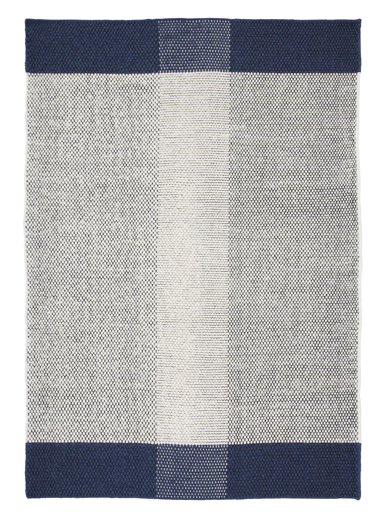 Pomezia Blue hand-woven rug – product photo | Linie Design at Bois Blanc Home, Limassol, Cyprus