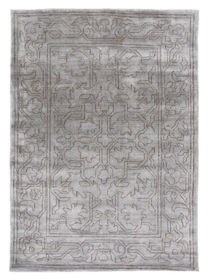 Kaito Silver loom-knotted rug – product photo | Linie Design at Bois Blanc Home, Limassol, Cyprus