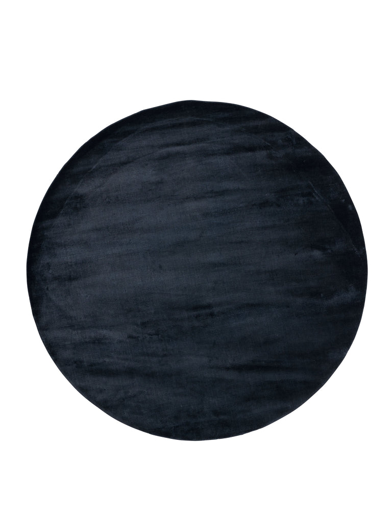 Lucens Navy handloom rug – round shape | Linie Design at Bois Blanc Home, Limassol, Cyprus