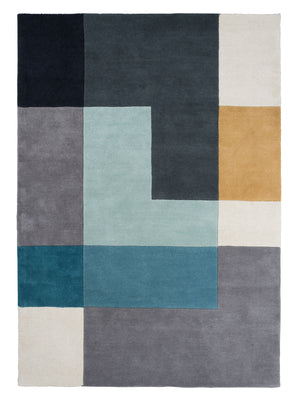 Ometri Aqua hand-tufted rug – product photo | Linie Design at Bois Blanc Home, Limassol, Cyprus