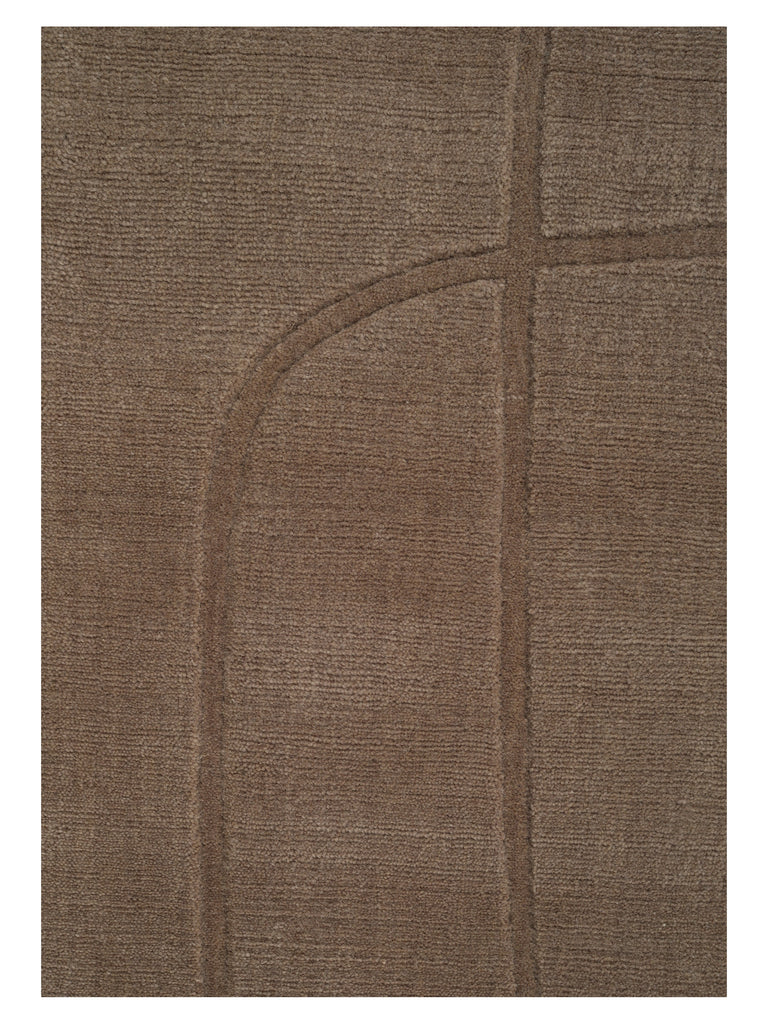 Cursive Expanse Cactus loom-knotted rug – close-up of the texture | Linie Design at Bois Blanc Home, Limassol, Cyprus