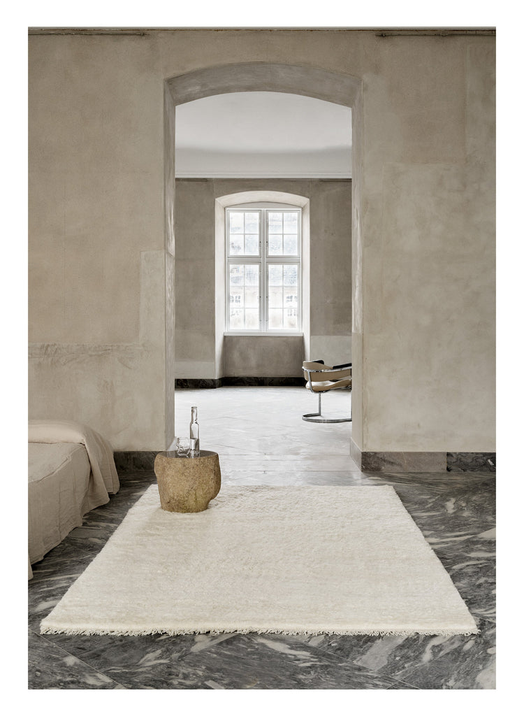 Soft Savannah White hand-knotted rug – styled in a living room | Linie Design at Bois Blanc Home, Limassol, Cyprus