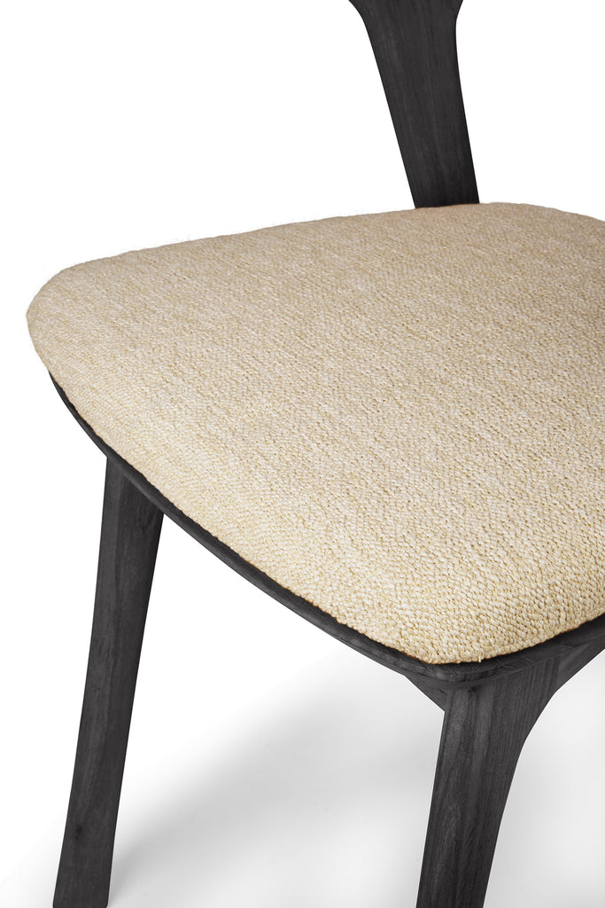 Bok outdoor dining chair with cushion natural