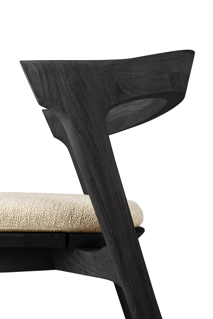 Bok outdoor dining chair with cushion natural