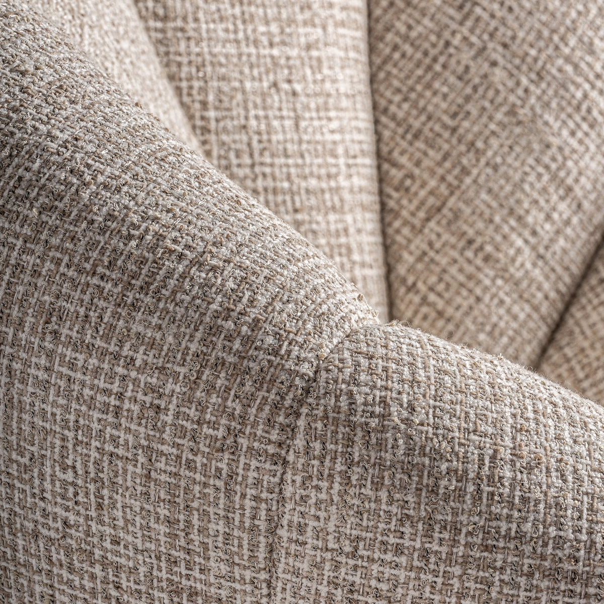 Lounge chair with golden legs
