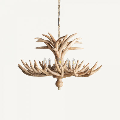 Wooden ceiling lamp