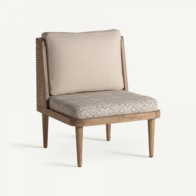Birch wood lounge chair