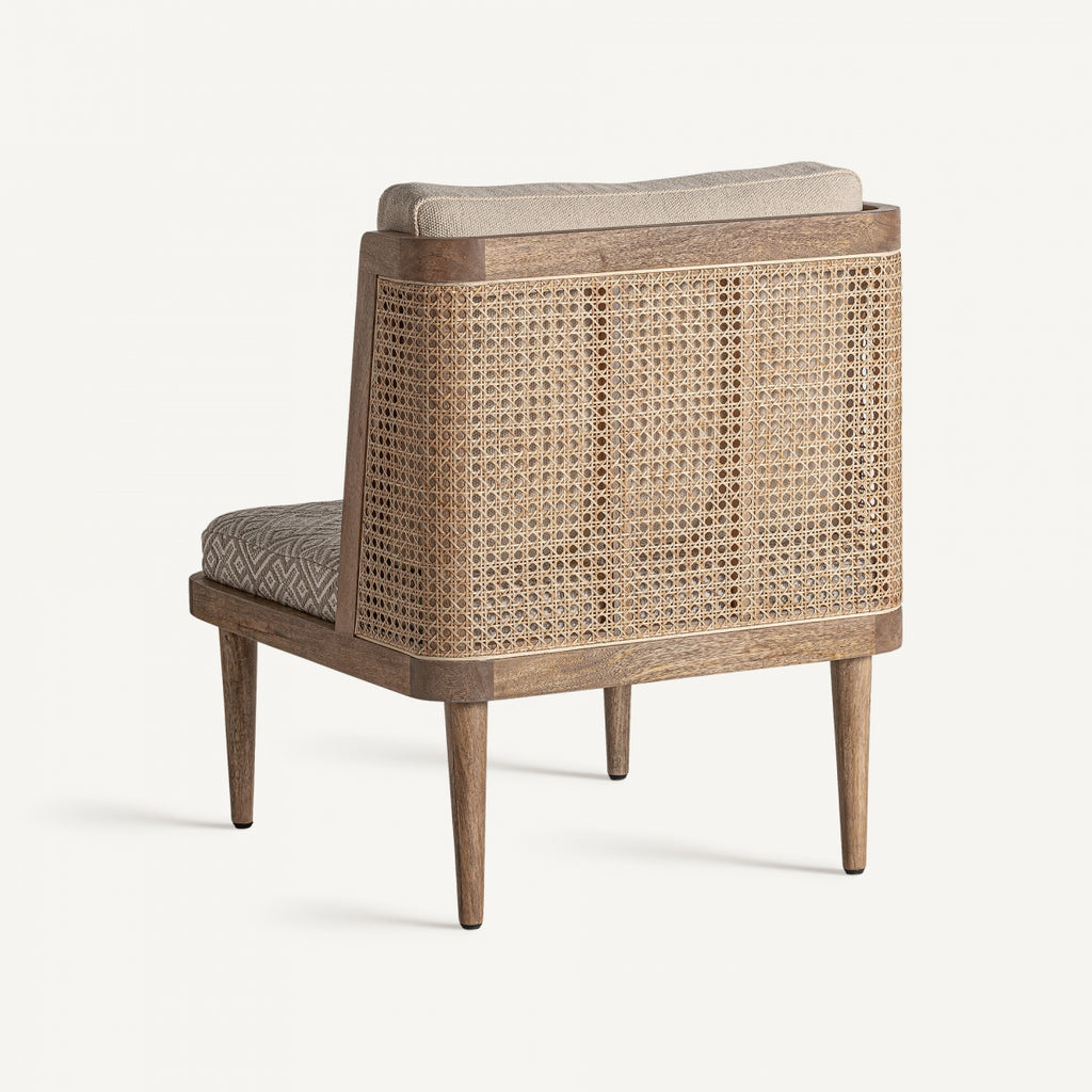 Birch wood lounge chair
