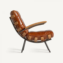 Carica l&#39;immagine nel visualizzatore di Gallery, Industrial Leather armchair