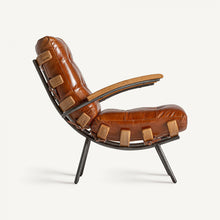 Load image into Gallery viewer, Industrial Leather armchair