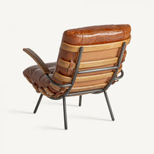 Load image into Gallery viewer, Industrial Leather armchair