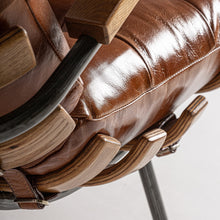 Cargar imagen en el visor de la galería, Industrial Leather armchair