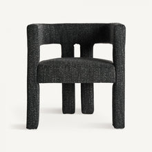 Load image into Gallery viewer, Dark bouclé armchair