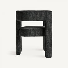 Load image into Gallery viewer, Dark bouclé armchair