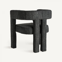 Load image into Gallery viewer, Dark bouclé armchair