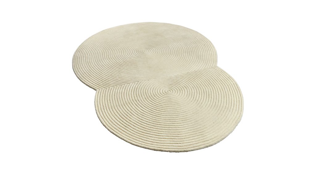 Zen Rug Rounded  Creme