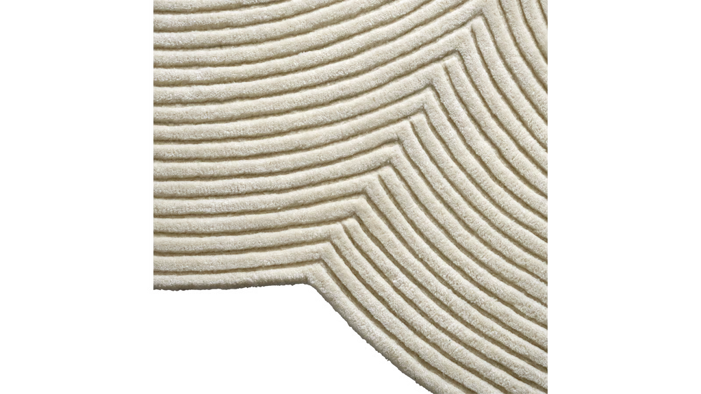 Zen Rug Rounded  Creme