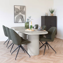 Charger l'image dans la galerie, Dining Table, cement look, beige 96x200x76 cm