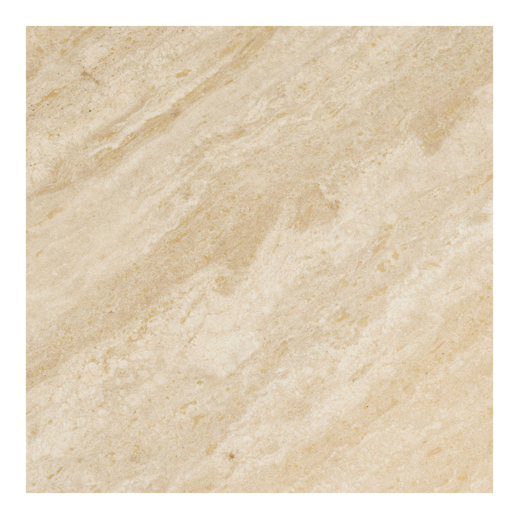 Dining Table, ceramic table top/ash veneer, travertine look/natural