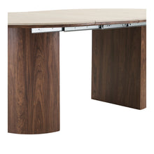 Laden Sie das Bild in den Galerie-Viewer, Dining table, ceramic table top, extendable round to oval