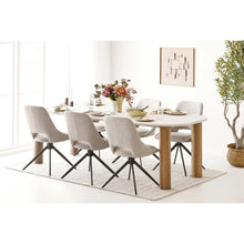 Load image into Gallery viewer, Dining table, cement look, sand/brown 100x240x76 cm