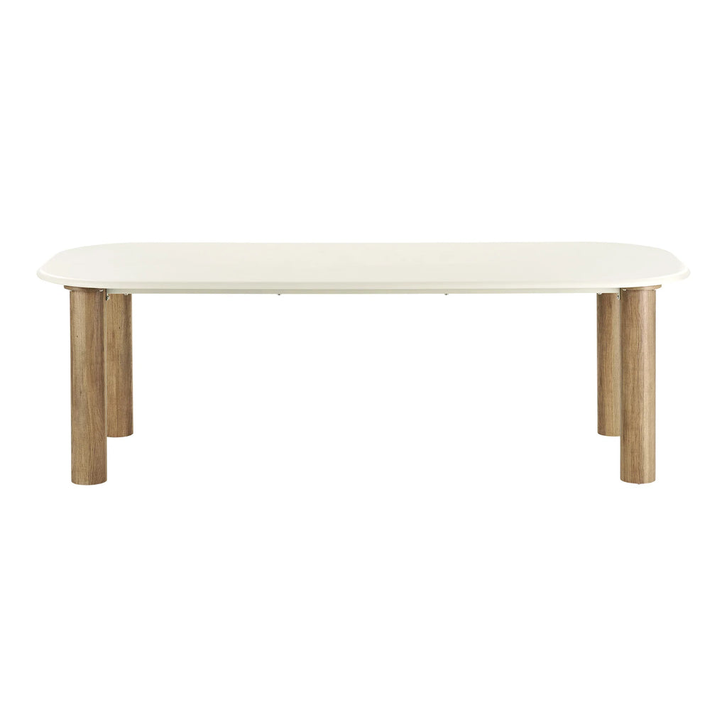 Dining table, cement look, sand/brown 100x240x76 cm