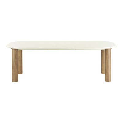 Dining table, cement look, sand/brown 100x240x76 cm